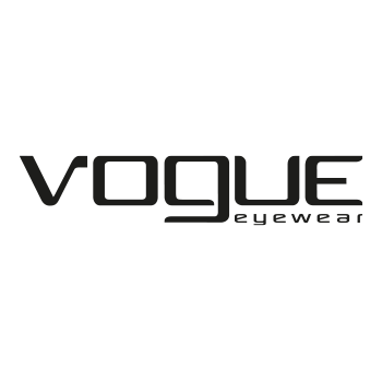 Vogue Eyewear Logo mit modernem Schriftzug